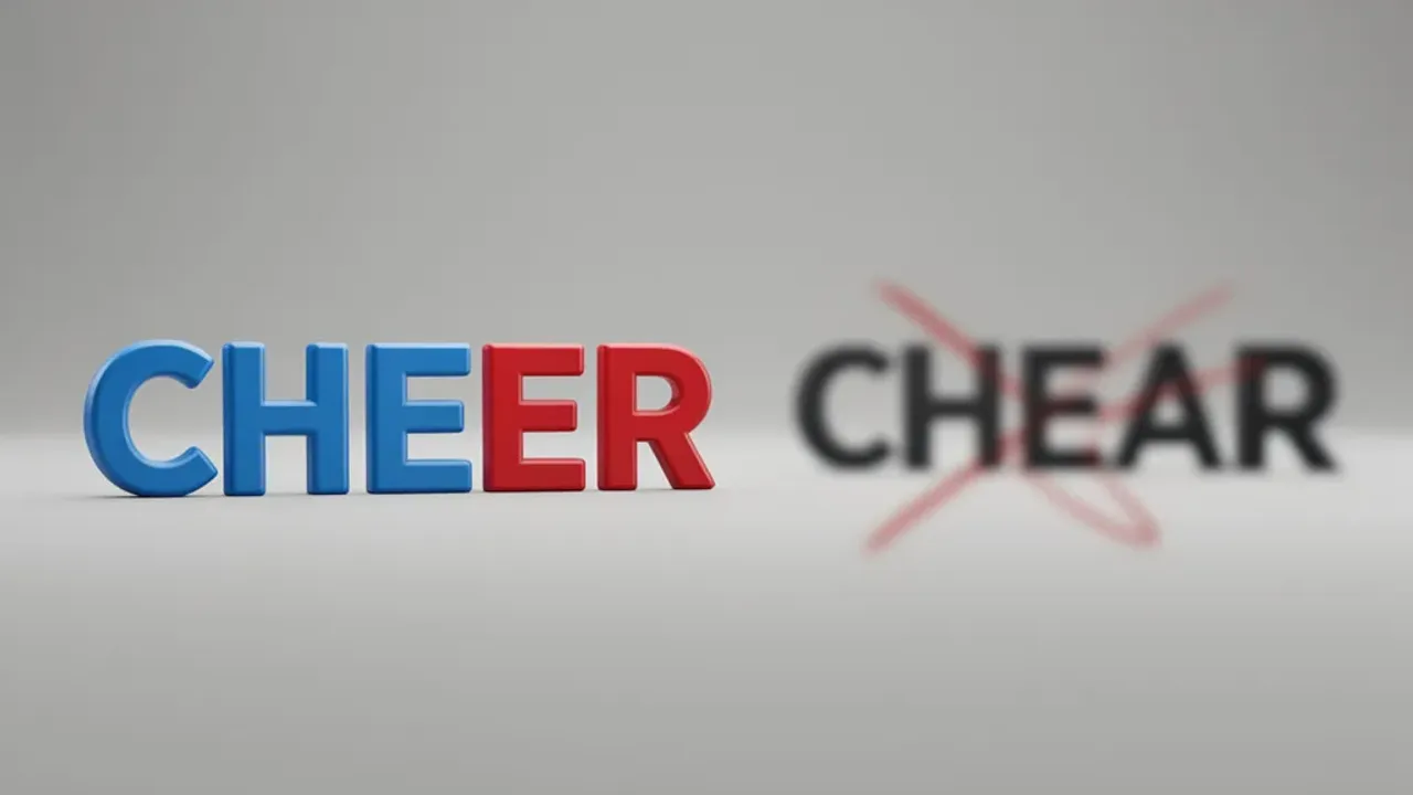 Cheer vs. Chear: The Correct Spelling Explained