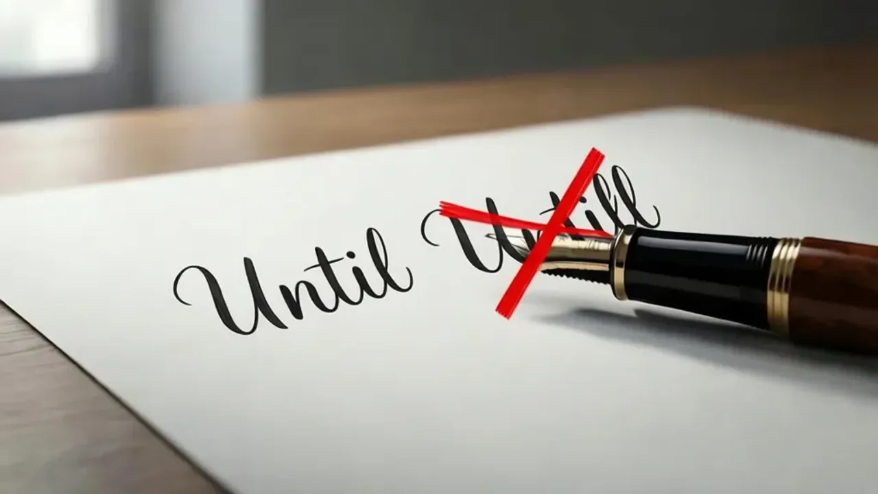 Until or Untill: Which Spelling is Correct?